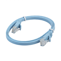 Kabel Patch Ethernet Cat6 OEM Pabrik 32awg 1m/2m/3m/5m Dapat Disesuaikan RJ45 8P8C Tembaga Datar Tanpa Isolasi Selubung PVC Bersertifikasi CE