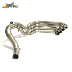 Tuyau d'échappement pour moteur <span class=keywords><strong>Honda</strong></span> <span class=keywords><strong>CBR650R</strong></span> 2019 à <span class=keywords><strong>2023</strong></span> Système d'échappement 304SUS Tuyau d'échappement avant - Product Image 2