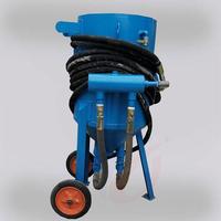 Petite machine de sablage mobile, machine de sablage pour l'élimination de la rouille des structures en acier, équipement de sablage portatif 200L