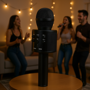 5CORE ไมโครโฟนคาราโอเกะไร้สายแบบพกพาลำโพงบลูทูธพร้อมลำโพงในตัวสำหรับร้องเพลงปาร์ตี้ที่บ้าน - Product Image 2