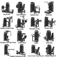 Usine de Guangzhou Gym Club Utiliser Équipement Fitness Musculation Assis Leg Curl And Press Jambes Machine Workout
