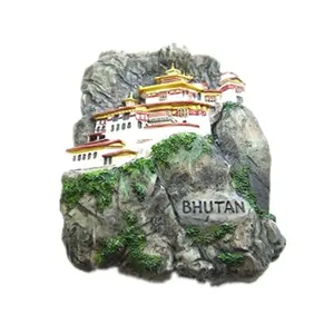 Shunxu Harz individueller Bhutan-Kühlschrank-Magnet für Kühlschrank World Business