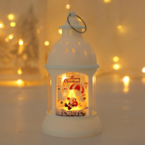 Popular Christmas Decorations Portable Led Outdoor LED Lantern Christmas <b>Tree</b> Pendant Santa Claus Snowman Elk <b>Light</b> - Product Image 6