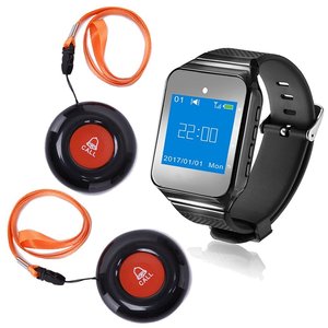 Daytech đồng hồ không dây máy nhắn tin tầm xa nhân viên điều dưỡng Hệ thống gọi nút gọi tên defne - Product Image 1