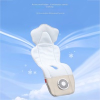 Ventilateurs portables doubles pour bébé, coussin de siège rafraîchissant respirant pour poussette et sièges auto, accessoires d'été pour siège auto