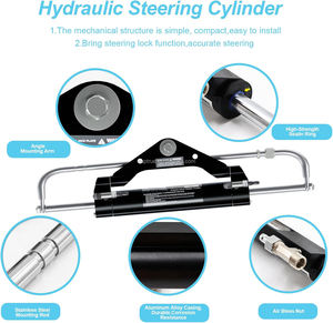 ระบบควบคุมเรือยนต์นอกเรือ 90 แรงม้า/150 แรงม้า/300 แรงม้า ระบบพวงมาลัยไฮดรอลิกและระบบแรงดันน้ำมัน ทำจากพีซีและอะลูมิเนียมพิสตัน - Product Image 4