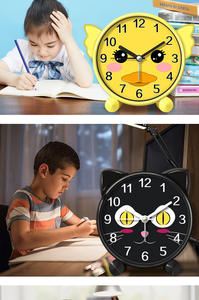Relojes de mesa creativos con forma de Animal de dibujos animados para niños, relojes despertadores, manos, escritorio de cuarzo y relojes de mesa - Product Image 5
