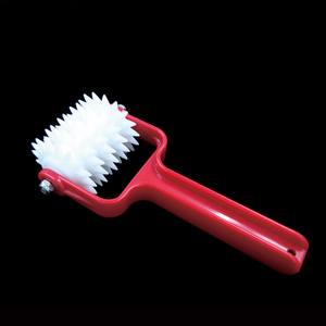 Pizza foro puncher di Grado Alimentare di Plastica di Rotolamento Pin 120 centimetri di Larghezza 8 Righe Ingranaggio Rotante Pizza di Cottura Strumento - Product Image 5