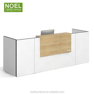 Muebles de Oficina para Recepción al por Mayor, Mostrador de Recepción Color Nogal - Product Image 5