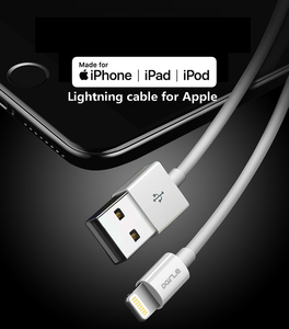 USBA de carga rápida de <span class=keywords><strong>8</strong></span> pines certificado MFI <span class=keywords><strong>original</strong></span> a velocidad de iluminación <span class=keywords><strong>Cable</strong></span> de <span class=keywords><strong>cargador</strong></span> de transferencia de datos adecuado para dispositivos <span class=keywords><strong>Iphone</strong></span> - Product Image 3