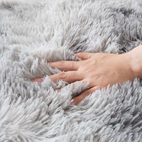 Tapis d'intérieur moderne FIGOO en fausse fourrure, antidérapant, doux et moelleux, pour chambre et salon, lavable en machine, adapté aux animaux domestiques