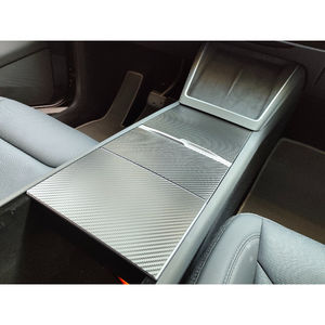 Oferta Especial: Adhesivo para Cubrir la Consola Central de Fibra de Carbono Real - Ajuste Personalizado para el Modelo Y, Accesorios Interiores para Automóviles - Product Image 2