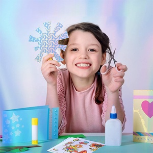 Hot bán crystalcode có thể in bóng không thấm nước Máy in phun Hologram rõ ràng Matte tấm Holographic Vinyl Sticker giấy cuộn - Product Image 5