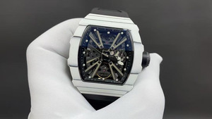 A 26-year New Best-selling Luxury <b>Skeletonized</b> White Carbon Fiber Top-quality Tourbillon <b>Automatic</b> Mechanical <b>Watch</b> for Men - Product Image 2