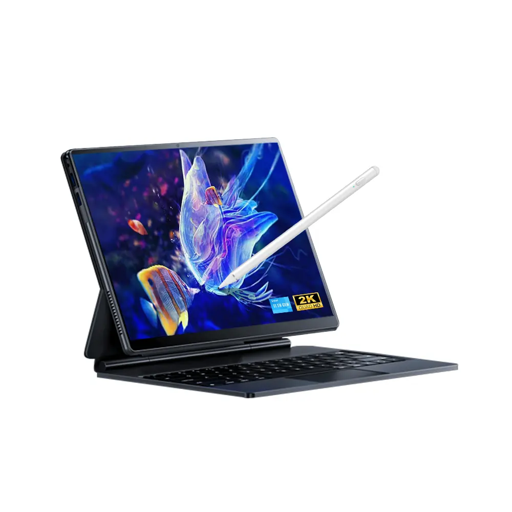 2023 Nieuwe Oppervlak 13 Inch Intel Celeron N5095 Quad Core 11e Gen 16Gb 512Gb Win 11 2 In 1 Tabletlaptop Met Toetsenbord