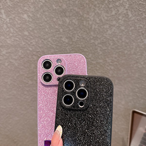 Lấp lánh tự động khóa long lanh chân đế trường hợp điện thoại cho iPhone một cú nhấp chuột có thể gập lại phụ kiện - Product Image 5