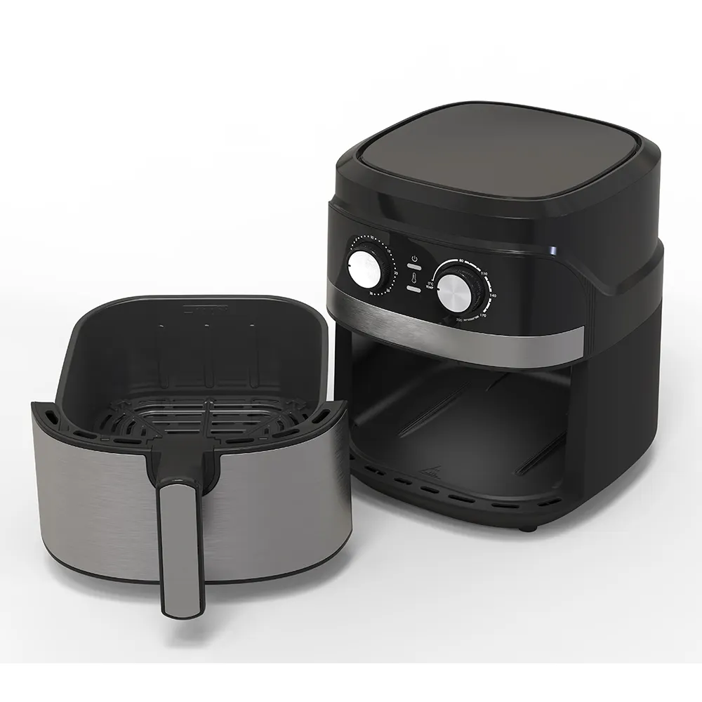 YYZG-550S 2024 5.5L knob control kitchen air fryer healthy food