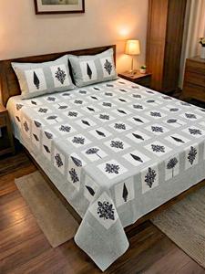 Parure de lit King Size en coton doux, aspect artisanal, qualité export, avec 2 taies d'oreiller réversibles, pour la décoration de chambre, en vente - Product Image 4