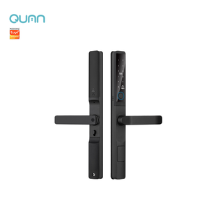Qunn IP66 Không Thấm Nước Ngoài Trời Thông Minh Cửa Khóa BLE <span class=keywords><strong>Wifi</strong></span> Nhôm Bằng Gỗ Tương Thích Hẹp Hồ Sơ Tuya Ứng Dụng Điều Khiển Đám Mây Kết Nối - Product Image 1