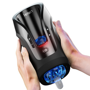 Leten Cannon King Mini lujo 36 modos juguete para adultos masturbador masculino eléctrico succión automática empuje sonido realista - Product Image 4