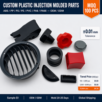 Composants de moulage par injection plastique personnalisés de nouvelle conception, ABS, PP, PC, POM, PA66, Nylon, pièces de moulage par injection plastique