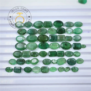 มรกตสีเขียวธรรมชาติ 100% คุณภาพสูง เจียระไนแบบคาโบชอง ราคาขายส่ง จำนวนมาก สำหรับทำเครื่องประดับมรกตสีเขียวด้วยมือ - Product Image 5