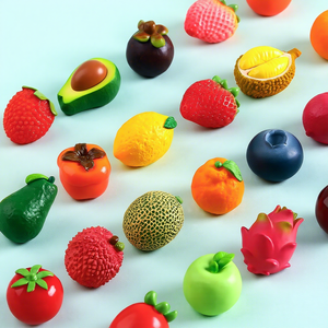 Juguetes de Comida de Simulación, Decoraciones de Resina DIY con Cuentas Pequeñas y Lindas, Temática de Frutas Realistas, Técnica de Goteo de Aceite, Bolsa de Caja Sorpresa - Product Image 2