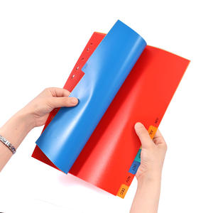 Fournisseurs <span class=keywords><strong>de</strong></span> papeterie Foska <span class=keywords><strong>Séparateur</strong></span> <span class=keywords><strong>de</strong></span> fichiers en gros Onglets transparents et colorés Diviseur d'insertion en PP pour reliure à anneaux - Product Image 4