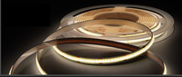 Bande LED COB IP67, blanc réglable 2700k-6500k, Benory 24V KNX DMX PWM Loxone Dali CCT 5M/Rouleau CRI90 624 LED, ruban flexible intelligent