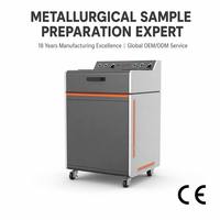 Meuleuse à bande double spectroscopique de type armoire pour la préparation des surfaces d'échantillons en acier et en fer