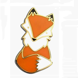 Personnalisé Kawaii renard dessin animé Animal épinglette broche métal <span class=keywords><strong>Badge</strong></span> broche belle loup émail broche - Product Image 6