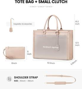 Muestras gratis bolso <span class=keywords><strong>de</strong></span> mano <span class=keywords><strong>de</strong></span> cuero PU <span class=keywords><strong>de</strong></span> gran capacidad para profesores, bolso <span class=keywords><strong>de</strong></span> mano para ordenador portátil personalizado para mujer, maletín <span class=keywords><strong>de</strong></span> <span class=keywords><strong>trabajo</strong></span> <span class=keywords><strong>de</strong></span> oficina - Product Image 4