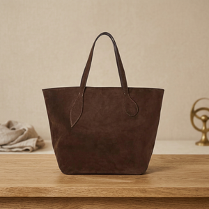 Bolso de Mano Ligero y Duradero para Mujer, Color Negro, Ecológico, Impermeable, Gran Capacidad, 100% Cuero, Cierre de Cremallera, Doble Asa - Product Image 2