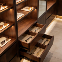 Vitrines d'exposition LED sur mesure pour lunettes de mode ; Vitrines de haute qualité, durables