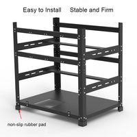 Boîtier de plate-forme en acier à cadre en plein air jusqu'à 8 GPU 12 GPU pour support de châssis de carte graphique