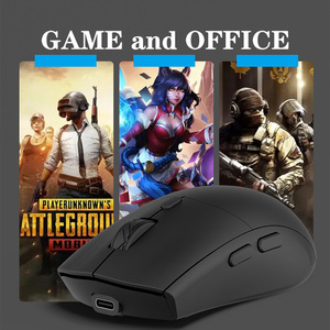 Ratón inalámbrico de modo dual recargable, ratón ergonómico para juegos de oficina, ratones ópticos silenciosos para ordenador - Product Image 6