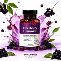 Suplementos Energéticos e Inmunitarios, Gomitas de Frambuesa y Baya de Saúco para Mujeres y Hombres, Antioxidantes, Vitamina C, Zinc con Gomitas de Baya de Saúco