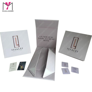 Caja de papel elegante blanca con logotipo personalizado, tarjeta de agradecimiento, pegatina, tarjeta para el cabello Melt Band, etc. - Product Image 2