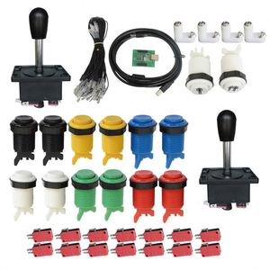 Dropshipping Zero Delay <strong>Arcade</strong> Joystick DIY Kit LED USB Encoder + Joystick + <strong>Illuminated</strong> <strong>Push</strong> <strong>Buttons</strong> + Cables - Product Image 4
