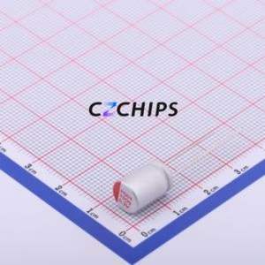 Condensador Sólido HS0J108M0811PC, Componente de Orificio Pasante (THT), D8xL11.5mm 1000uF 20% 6.3V 3.5mm - Product Image 1