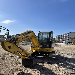 Excavadora Usada KOMATSU PC40MR de 4 Toneladas con Giro de Cola Mínimo, Mini PC40-7 Japonesa de Segunda Mano para Trabajos en Espacios Confinados Urbanos - Product Image 1