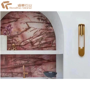 Quốc tế Brazil sang trọng màu đỏ kỳ lạ Backlit quartzit tấm bán quý đá tự nhiên để trang trí nội thất - Product Image 2