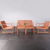 Ensemble de chaises et de table de patio personnalisées, intérieur/extérieur, jardin, matériau PP imperméable, table de jardin, chaise longue pour balcon, patio