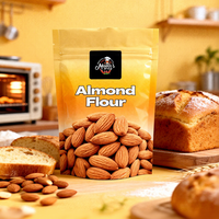 Sachet en plastique PE imprimé sur mesure avec fermeture éclair, pochette autoportante en aluminium pour emballage alimentaire (noix, snacks, sucre, gelée) avec fenêtre transparente