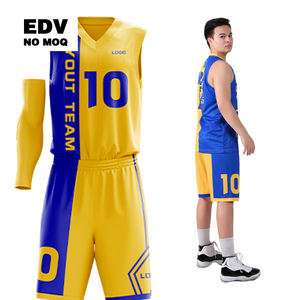 Uniformes de Baloncesto sin Pedido Mínimo, Jersey Sublimado Personalizado, Ropa de Baloncesto Transpirable - Product Image 1