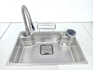 Fregadero <span class=keywords><strong>de</strong></span> <span class=keywords><strong>Cocina</strong></span> Multifuncional <span class=keywords><strong>de</strong></span> Acero Inoxidable 304, 78x48cm, Cuatro Tazones Individuales, Diseño Moderno, <span class=keywords><strong>de</strong></span> una Pieza, Extensible, 5 Años <span class=keywords><strong>de</strong></span> Garantía - Product Image 2