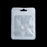 Hanyinails vente en gros de petits sacs, couverture complète/demi-couverture, pointes d'ongles de ballet courtes, bout d'ongles artificiels en ABS pointu en forme de cercueil