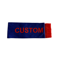 En gros de haute qualité Livraison Rapide design personnalisé foulards polyester sublimation Imprimer Votre Propre Logo publicité écharpe de football