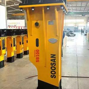 Para SOOSAN SB100 Martillo hidráulico Tipo de caja de calidad premium para excavadoras de 25-30 toneladas Motor de nueva condición para demolición - Product Image 1