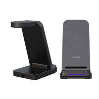 YONGTU S90 2024 Pengisi Daya Nirkabel Cepat 3-in-1 Portabel ABS Silikon Magnetik Elektrik Tipe-C 15W 10W QC3.0 OVP OTP Protection